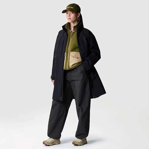Unworn The North Face Women's Black M66 Tech Trench Waterproof Jacket - Picture 2 of 16